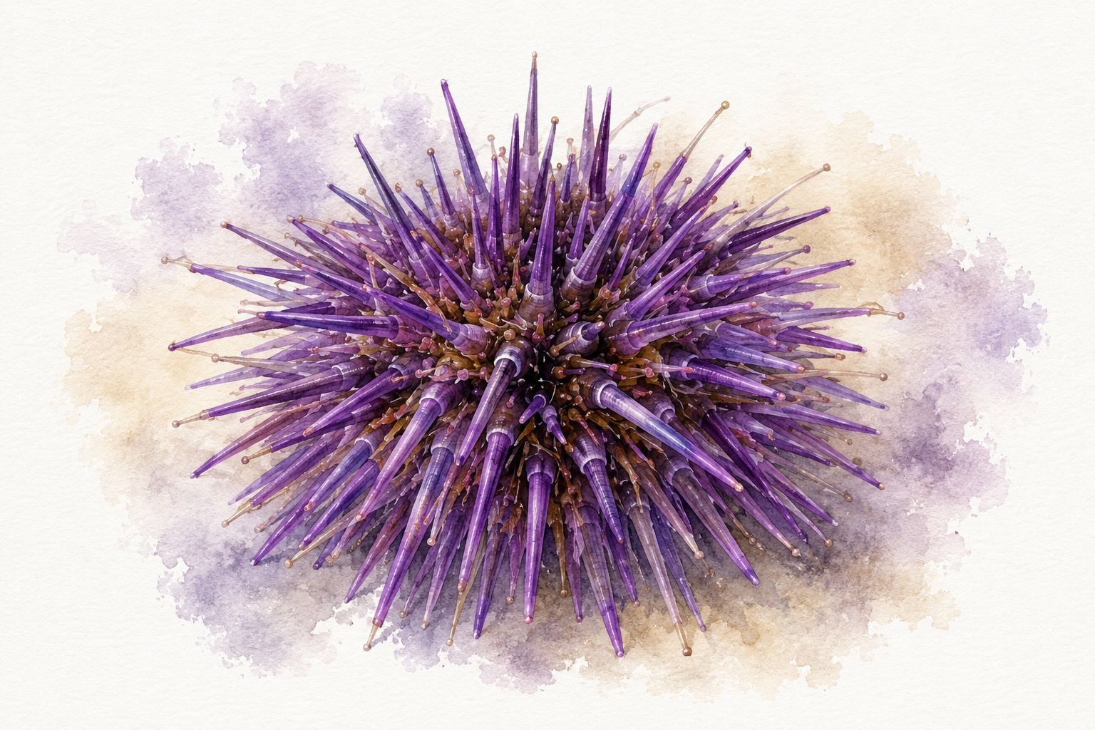 Purple sea urchin